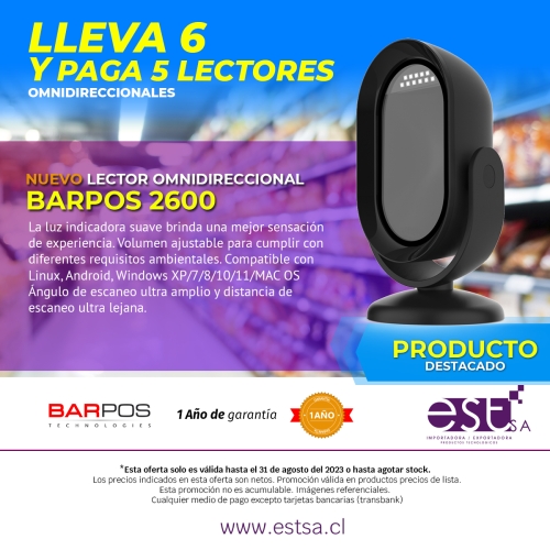 LECTOR BARPOS 2600