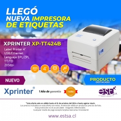 Impresora de Etiquetas XPRINTER XP-TT424B