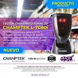 Lector Omnidireccional Champtek L-7080i